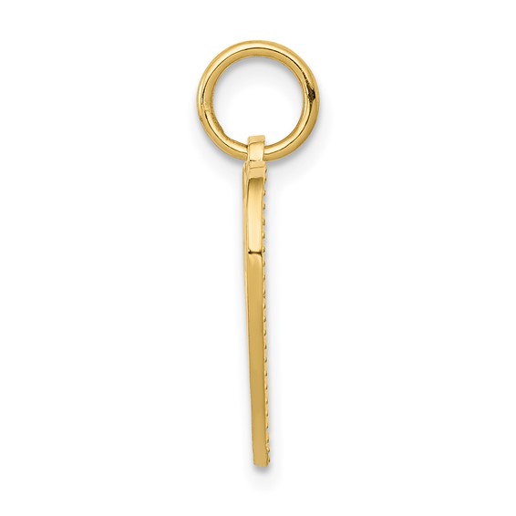 Gold DADDY'S LITTLE GIRL Heart Charm