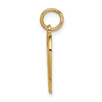 14K Yellow Gold Grandma Heart Charm view 2