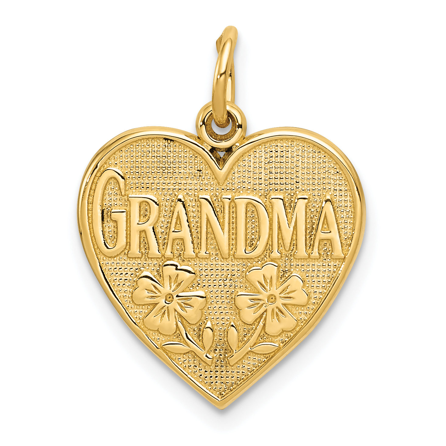 14k GRANDMA Heart Charm (C1709)