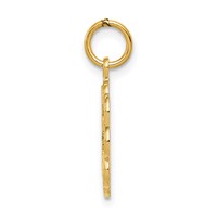 14K Yellow Gold I Love Nana Charm view 2
