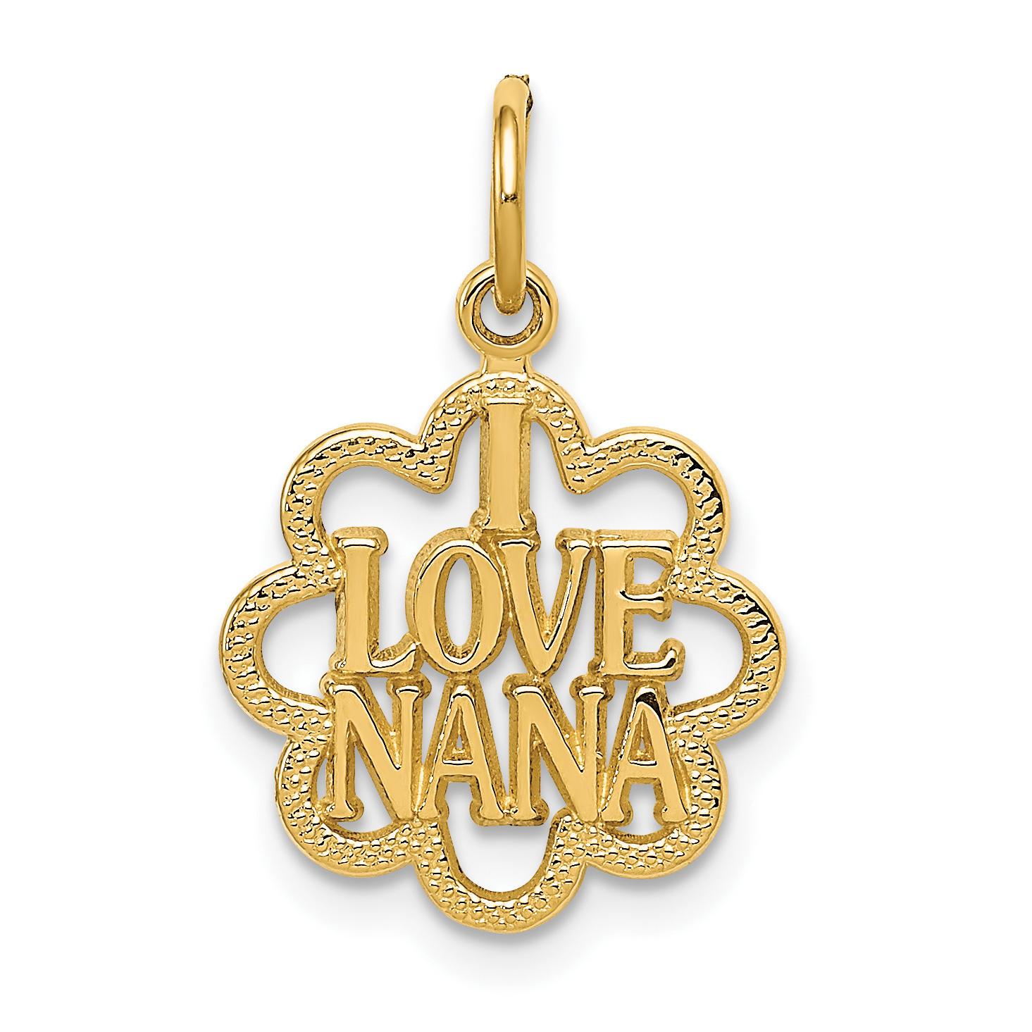 14k I LOVE NANA Charm (C1710)