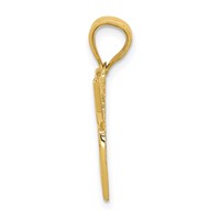 14K Yellow Gold Trinity Symbol Charm view 2