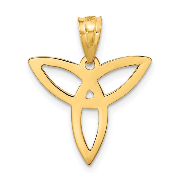 14k Trinity Symbol Charm