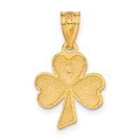 14K Shamrock Charm view 3