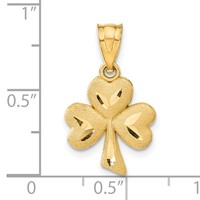 14K Shamrock Charm view 4