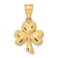14K Shamrock Charm view 1