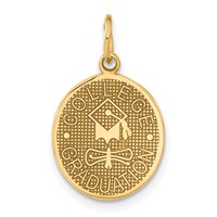 14K College Graduation Charm view 1