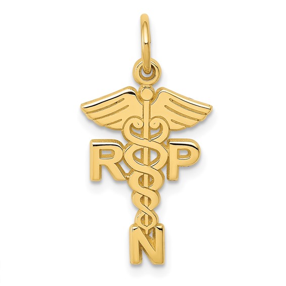 Gold Polished Medical Pendants