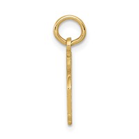 14K Yellow Gold Baby Grand Piano Charm view 2