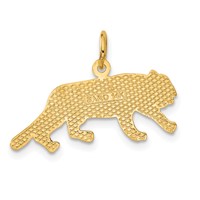 14K Yellow Gold Tiger Charm view 3