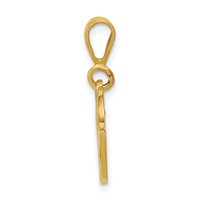 14K Racing Flags Pendant view 2