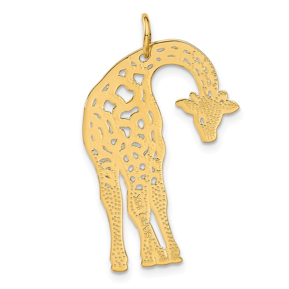 14k Giraffe Charm (C1907)