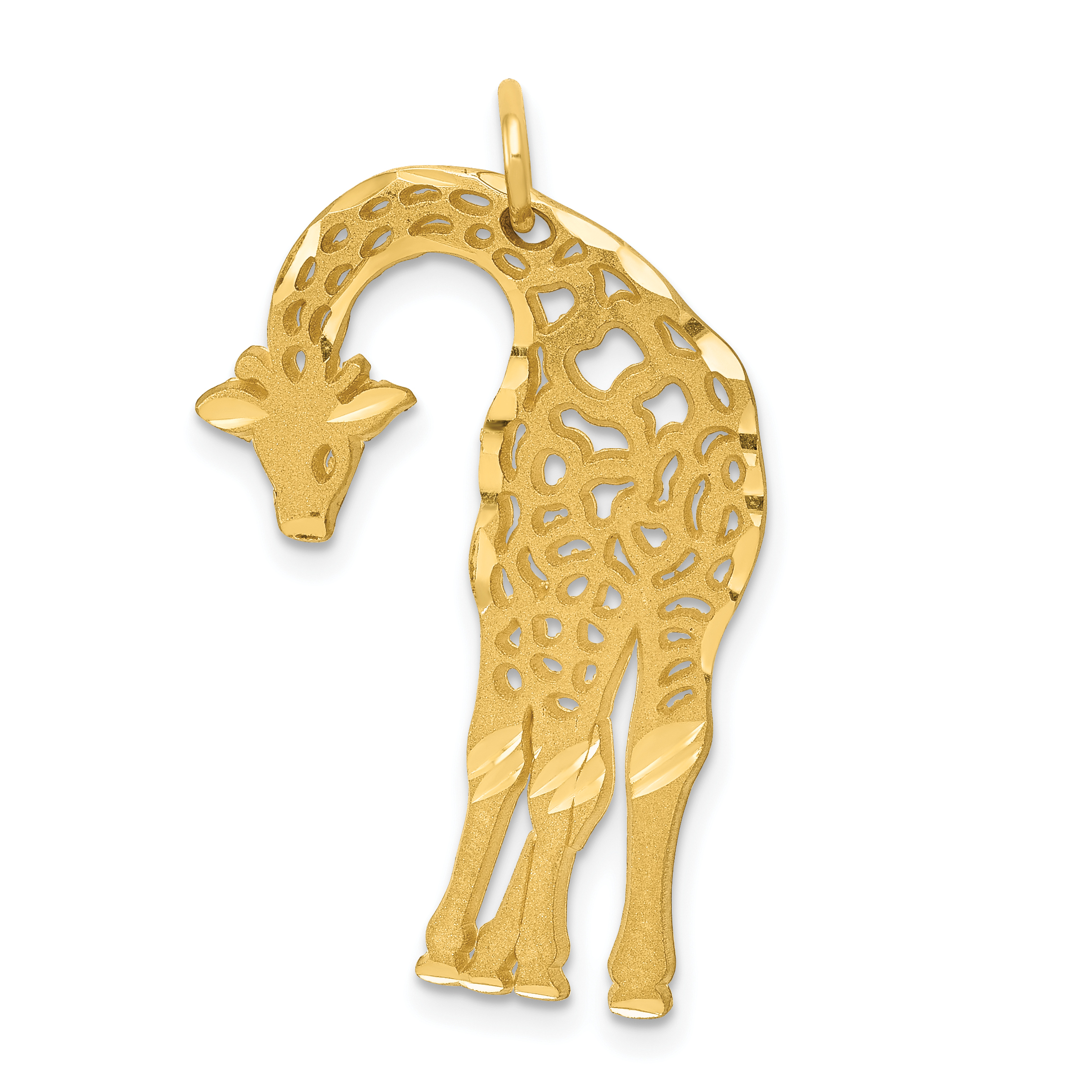 14k Giraffe Charm (C1907)