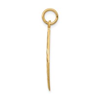 14K Yellow Gold Blessed Virgin Mary Charm view 2