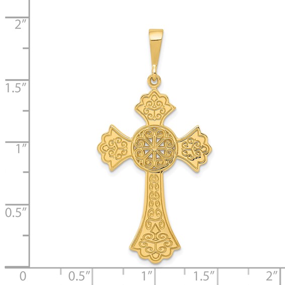 14k Celtic Cross Pendant