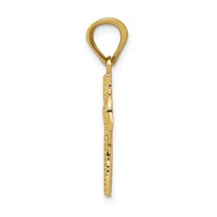 14K Yellow Gold Celtic Cross Pendant view 2