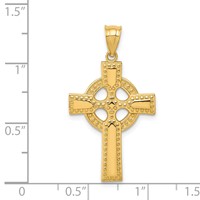 14K Celtic Cross Pendant view 3