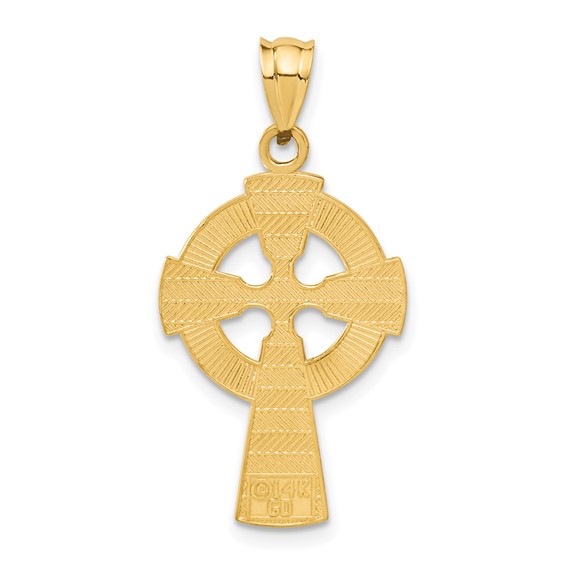 14k Celtic Cross Pendant