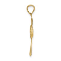 14K Yellow Gold Celtic Cross Pendant view 2