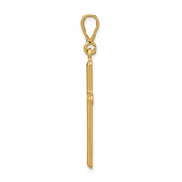 14K Cross Pendant view 2