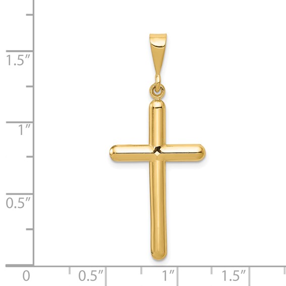 Gold Latin Cross Pendant