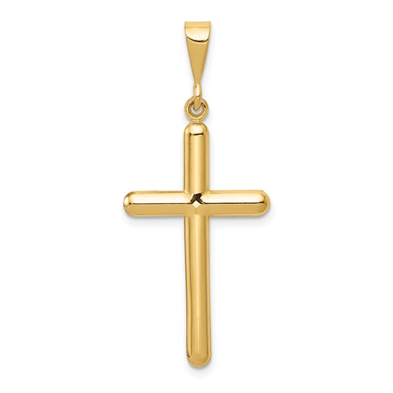 Gold Latin Cross Pendant