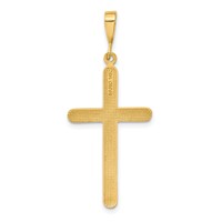 14K Yellow Gold Cross Pendant view 3