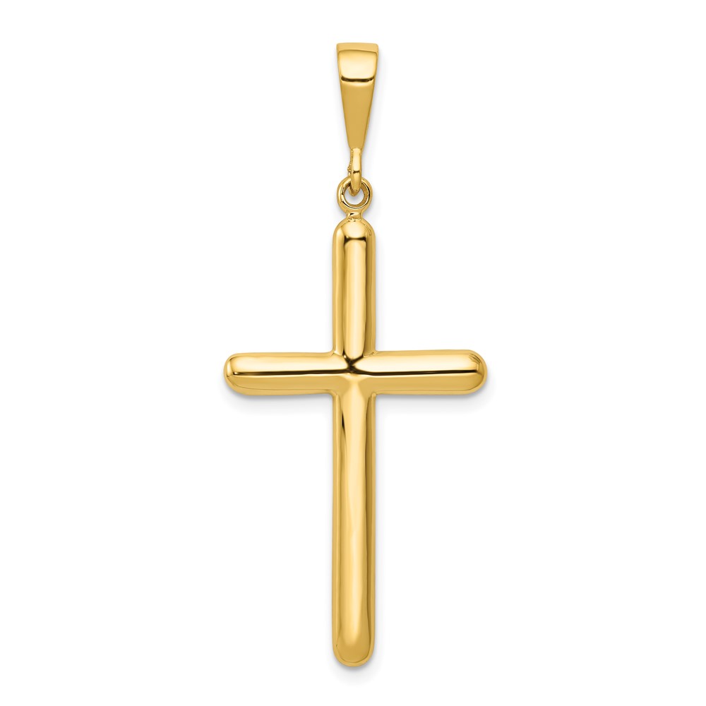 14K Yellow Gold Cross Pendant