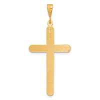 14K Yellow Gold Cross Pendant view 3