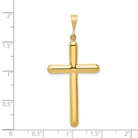 14K Yellow Gold Cross Pendant view 4