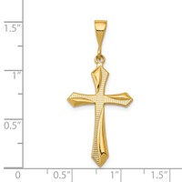 14K Passion Cross Pendant view 3