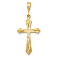 14K Passion Cross Pendant view 1
