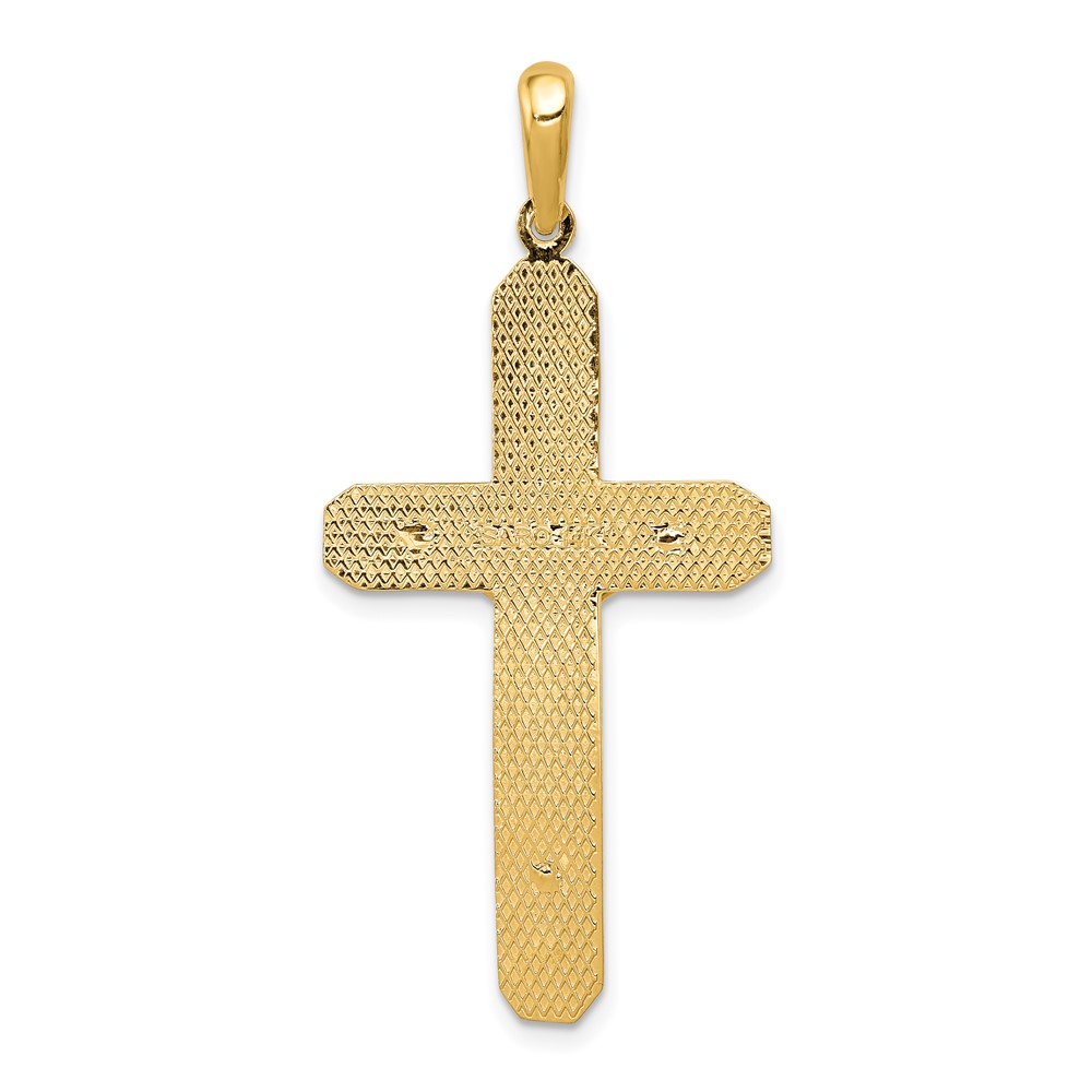 14k Polished Crucifix Pendant (C1984)