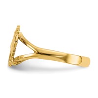 14K Polished Horse Ring view 4