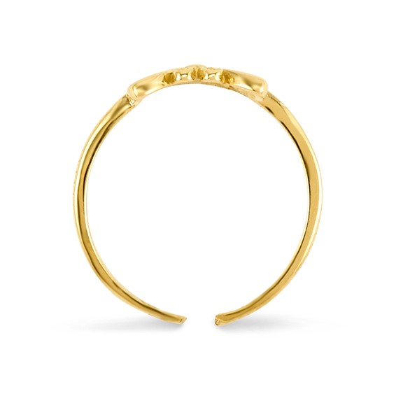 Gold Polished Toe Rings