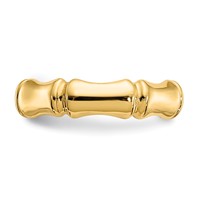 14K Bamboo Toe Ring view 4