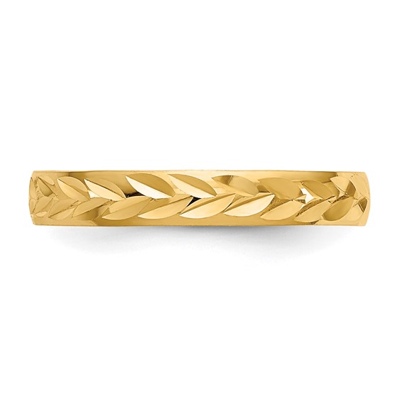 Gold Polished Toe Rings