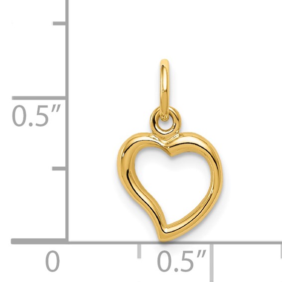 Gold Heart Charm
