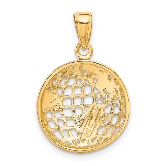 Gold Polished Globe Pendant