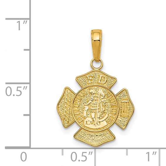 Gold St. Florian Pendants