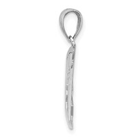 14K White Gold Cut-Out Paramedic Charm view 2