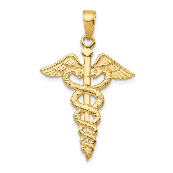 Gold Polished Medical Pendants