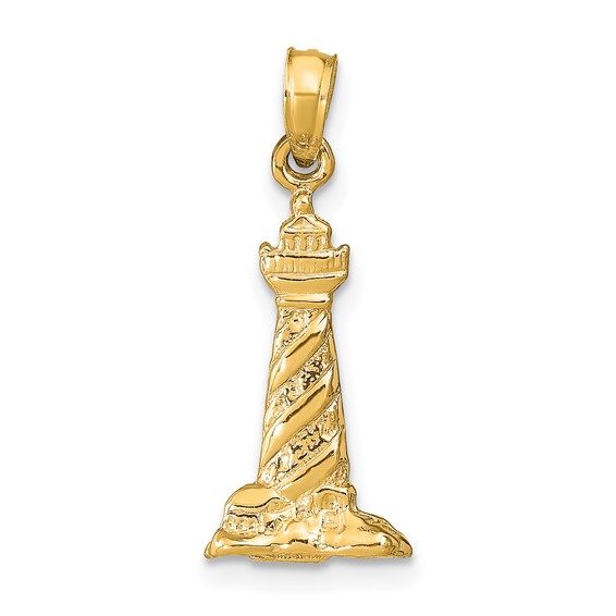 Gold Polished St. Augustine Pendant