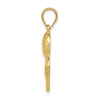 14K Basketball and Net Charm view 2