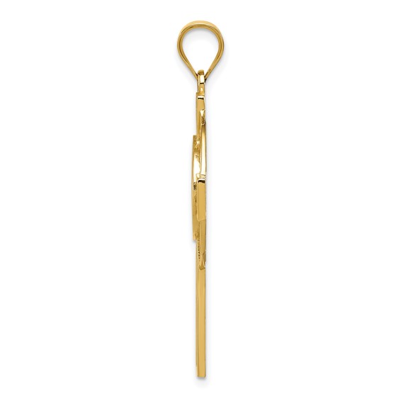 Gold Celtic Cross Pendant