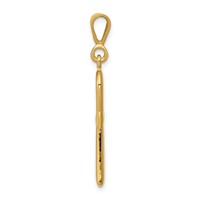14K Yellow Gold Egyptian Ankh Cross Pendant view 2