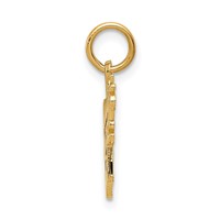 14K Yellow Gold Daddys Little Girl Charm view 2