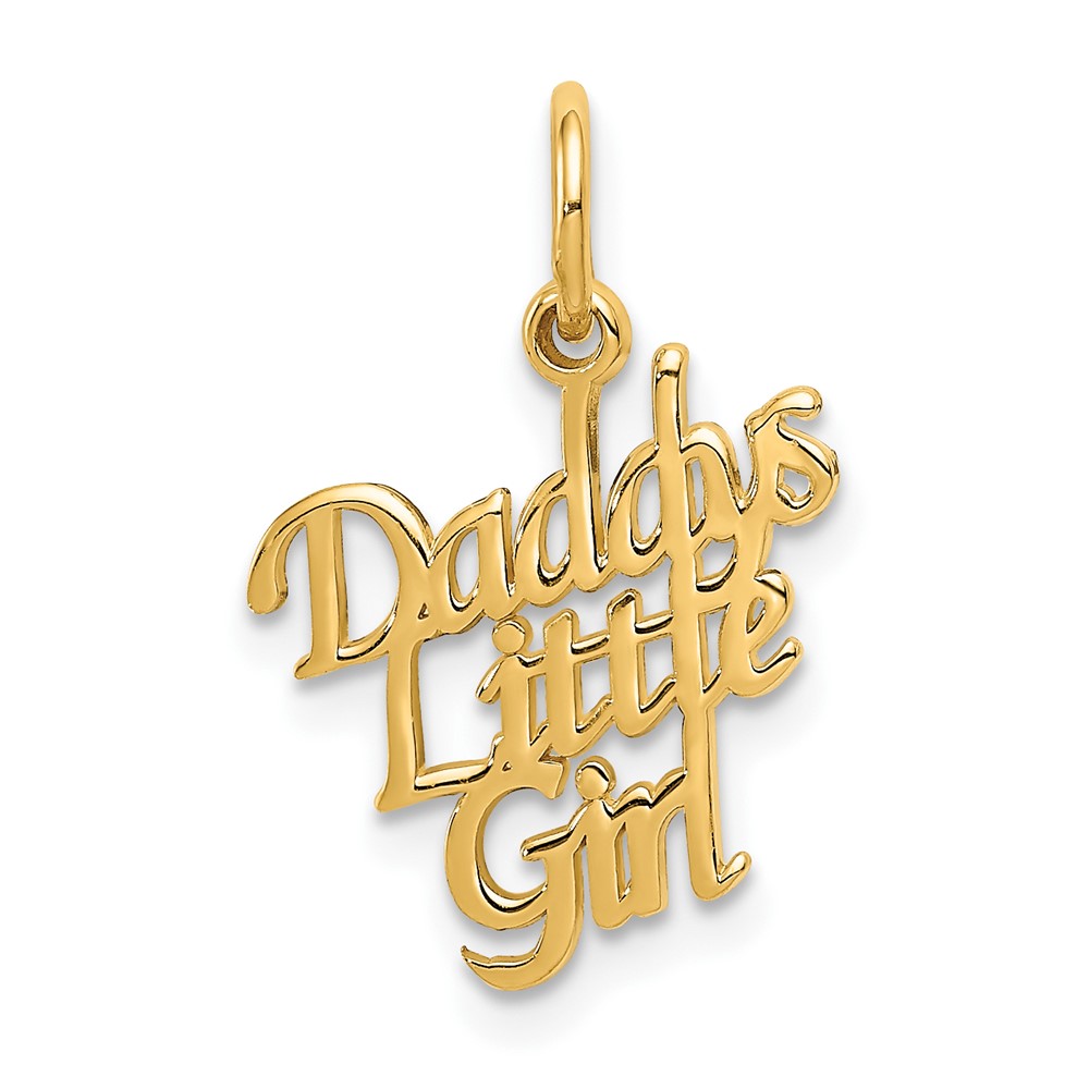 14k DADDYS LITTLE GIRL Charm (C279)