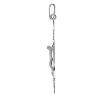 14K White Gold Crucifix Pendant view 2
