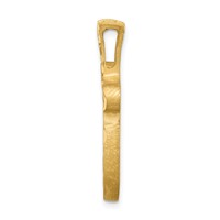 14K Yellow Gold Filigree Chai Pendant view 2